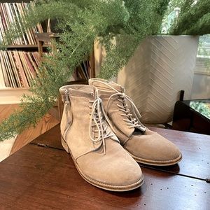 Steven by Steve Madden suede side zip bootie